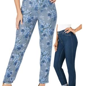 Roamans denim 24/7 reversible plus size jeans